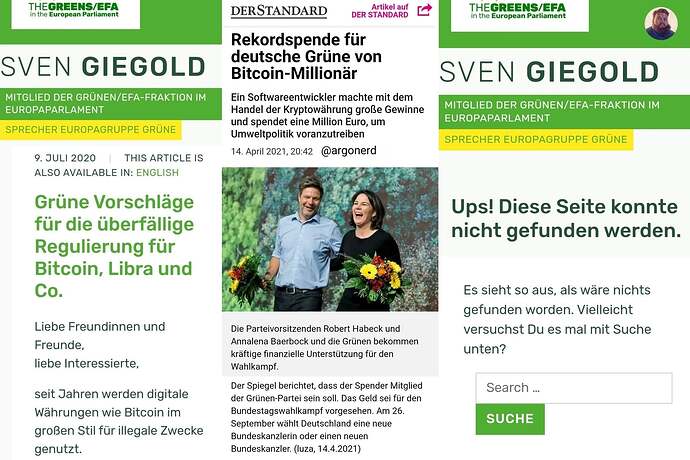 vor 5 Jahren (April 2021) 5MioSpende an die Grünen